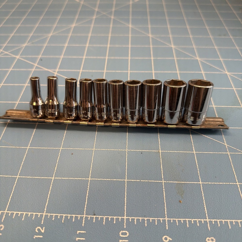 Snap On 110TMSY 1/4" 10PC Semi deep See Set