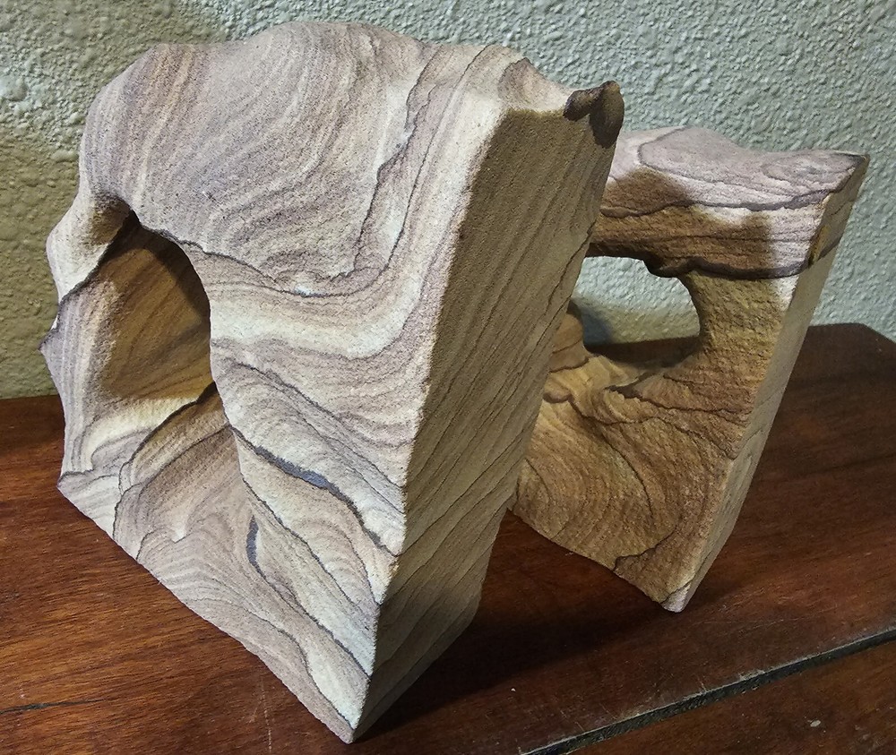 Sandstone Rock Bookends