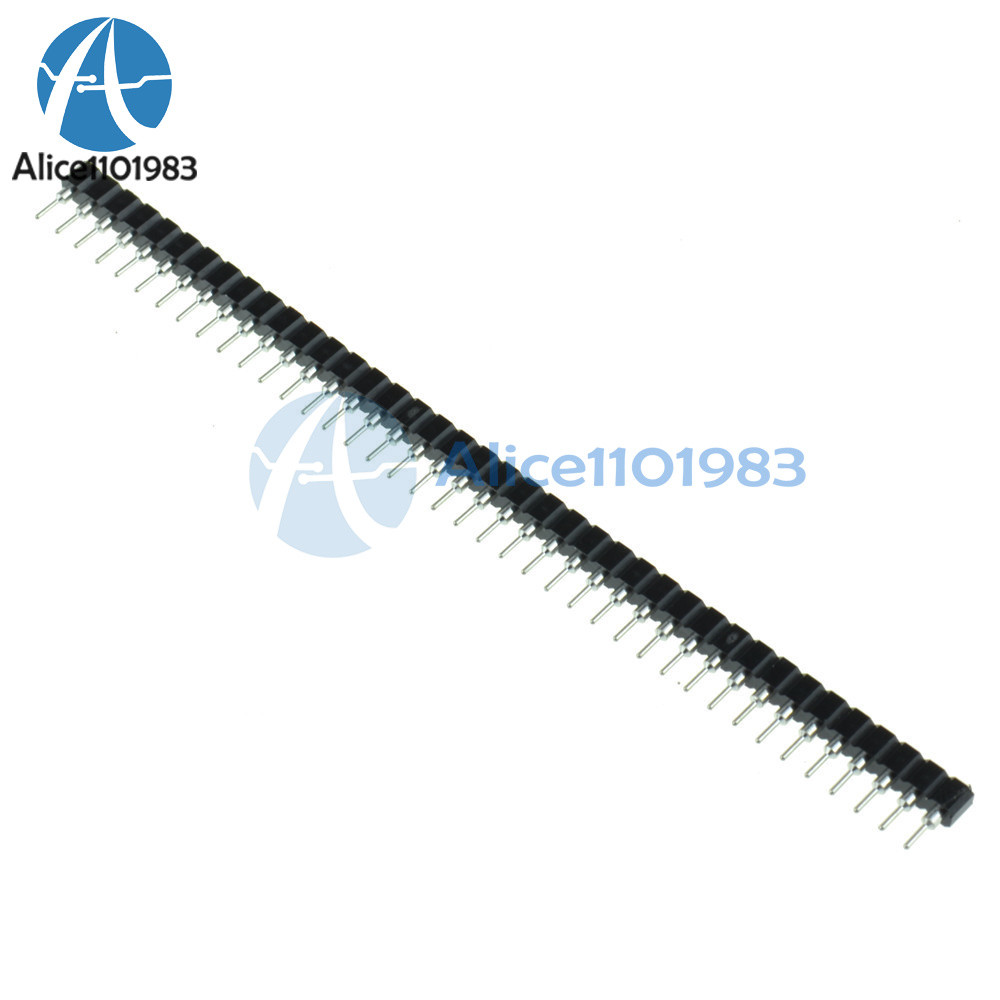 10PCS Strip Tin PCB Female IC Breakable 40pin Single Row Round Header Socket