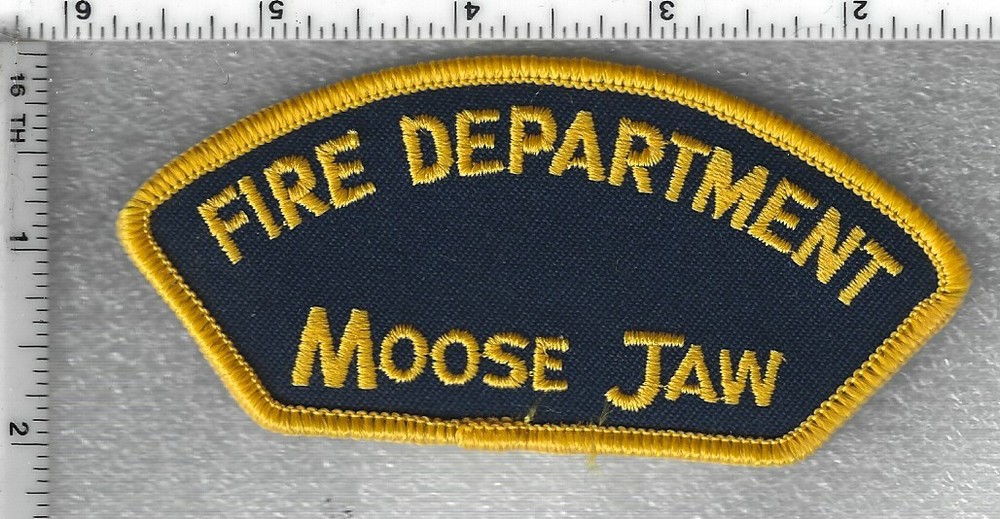 Moose Jaw Fire Department (Saskatchewan, Canada) Yellow Shoulder Patch