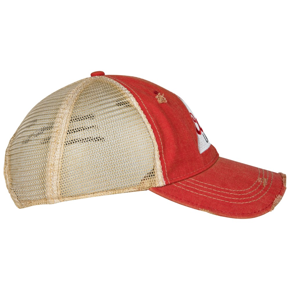 Coors Light Logo Red Colorway Trucker Hat Red