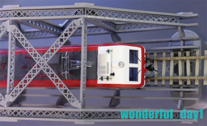 1/87 HO SCALE 15'' ARCHED TRUSS BRIDGE Unassembled Bridge Model Toy