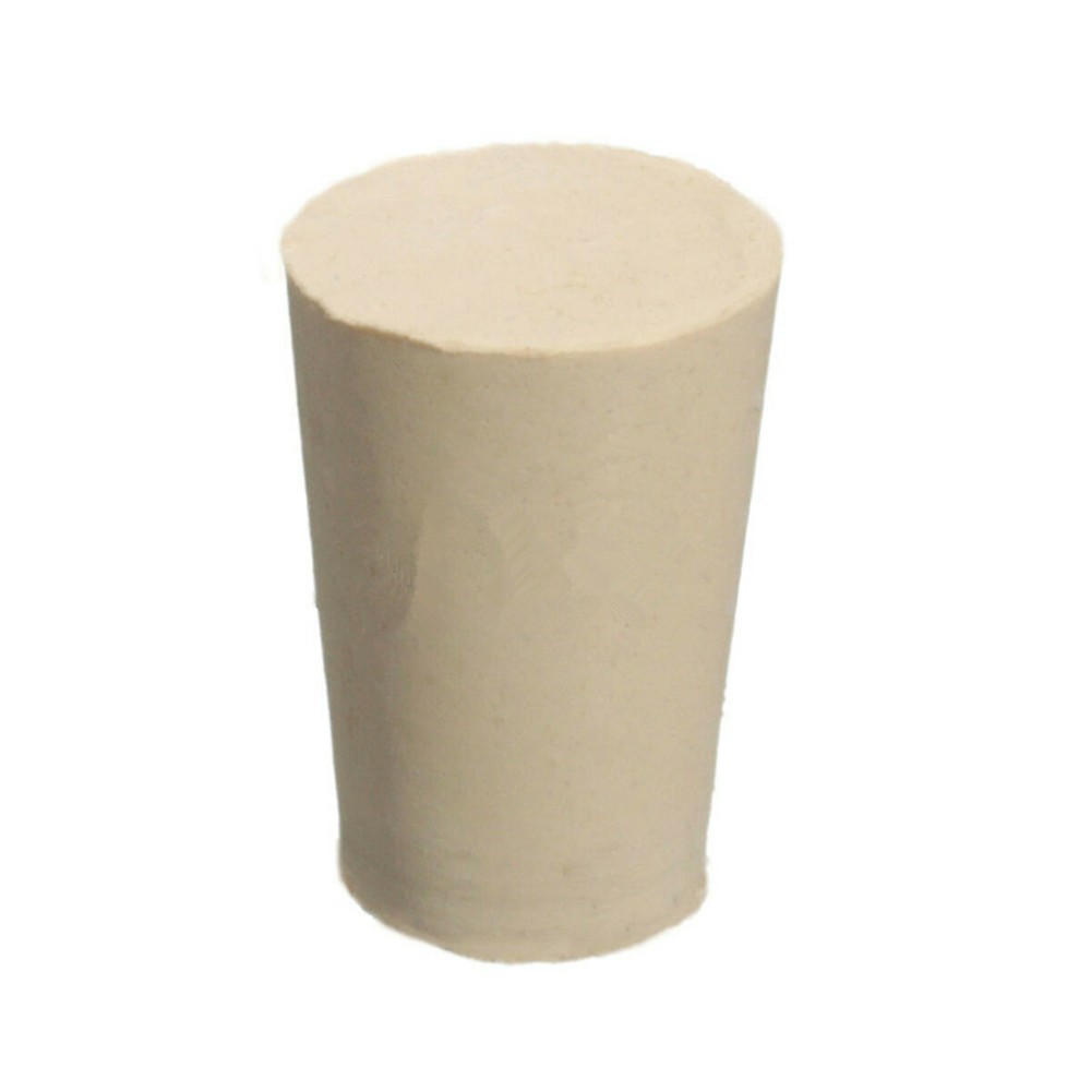 Rubber Stopper Bungs Laboratory Solid Hole Stop Push-In Sealing Plug