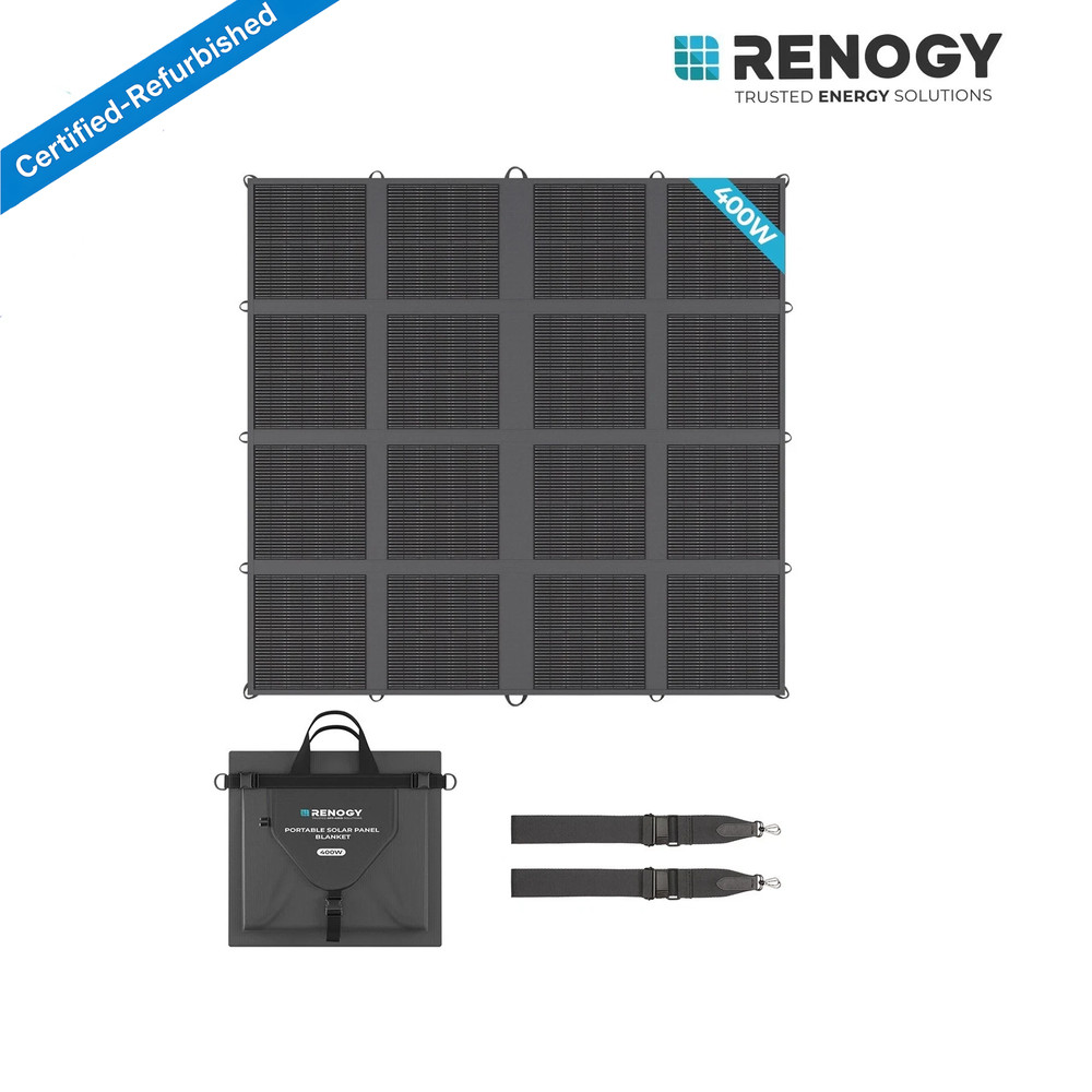 Renogy 400W Solar Panel Blanket N-Type Portable Foldable ‌Certified Refurbished