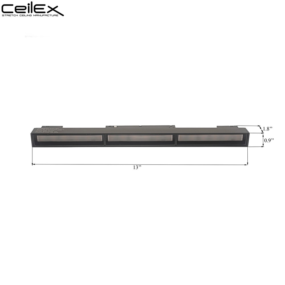Ceilex 18W Black Magnetic Diffuser Light (Zigbee + 3CCT)