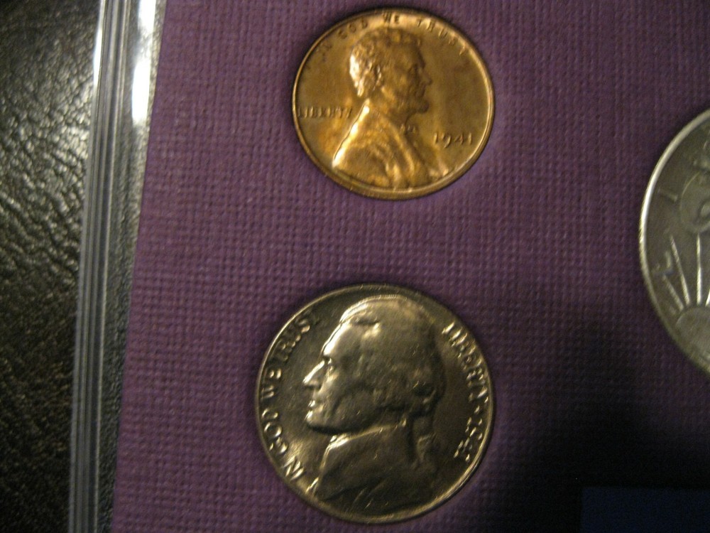 1941 P US Mint Set Brilliant Uncirculated!