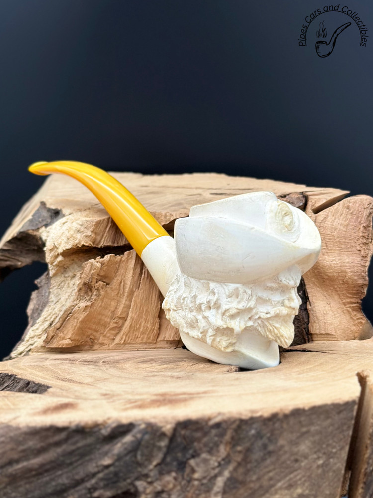 Block Meerschaum Sultan Freehand Smoking Pipe