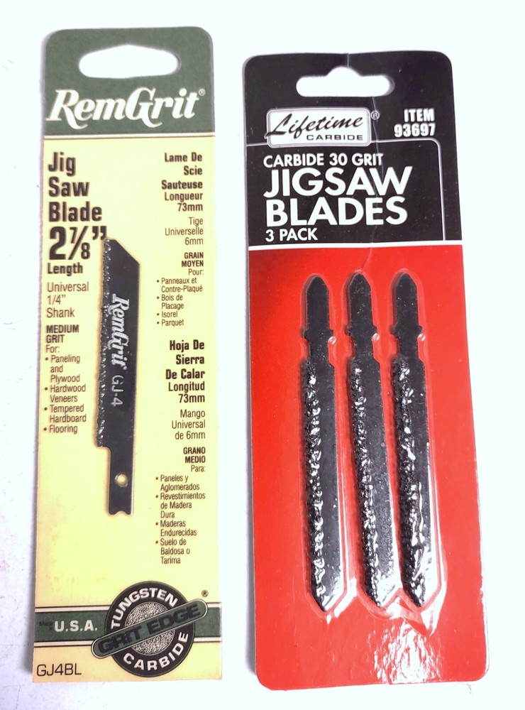 Jigsaw Blades - Carbide Grit - 4 Pcs