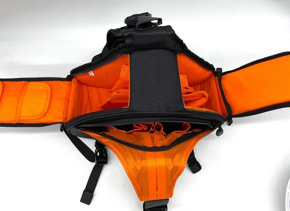 Alles CAMERA BAG Black with Orange lining NEW