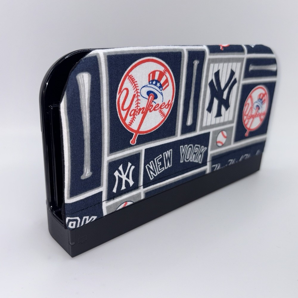Nintendo Switch 2 Dock Cover Screen Protector Sleeve Dock Sock NY Yankees Logos