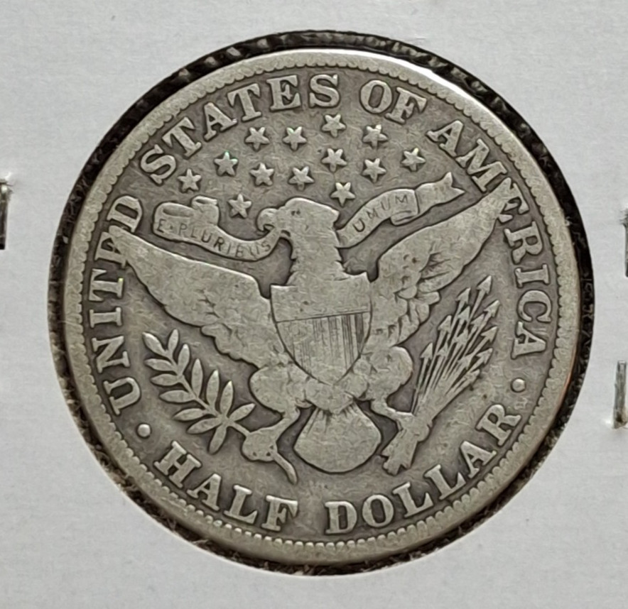 1915 Barber Half Dollar