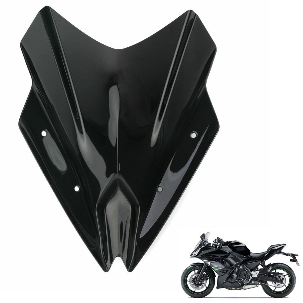 Windscreen Windshield ABS Plastic Durable Fits For Kawasaki Ninja 650 2017-19
