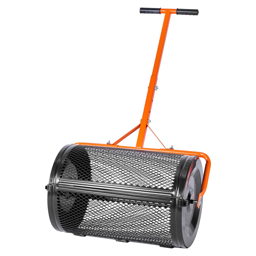 VEVOR Compost Spreader 24 in Peat Moss Spreader with T-Shaped Handle for Yard
