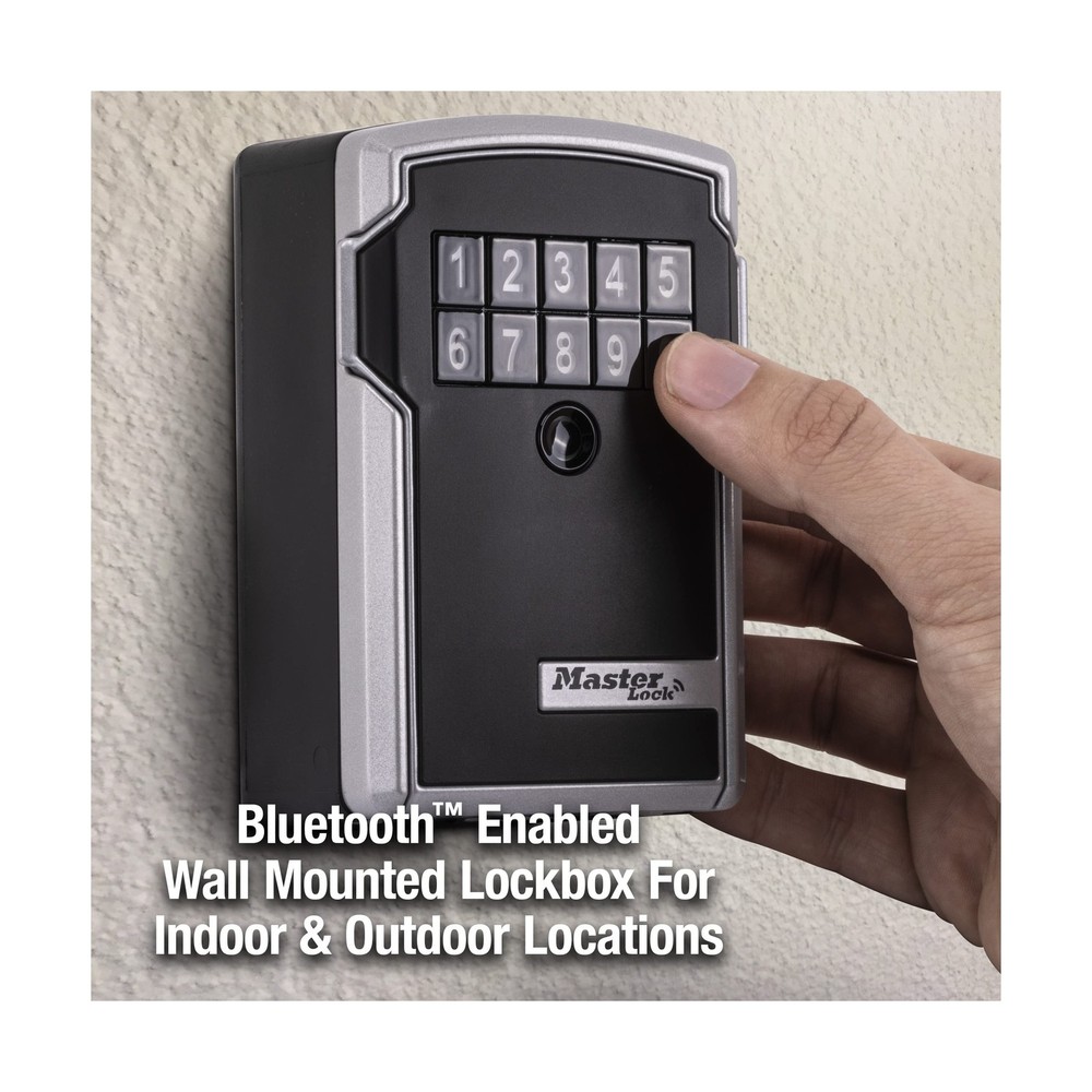 Master Lock Digital Lock Box for Keys with Code, Electronic Wall Mount Key Sa...