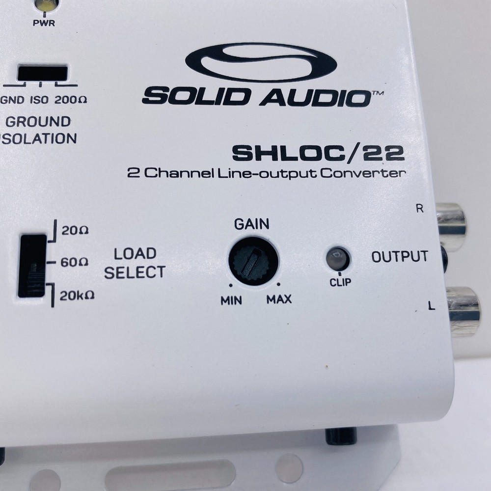 Solid Audio 2-Channel Active Line Output Converter with Auto Turn On SHLOC/22