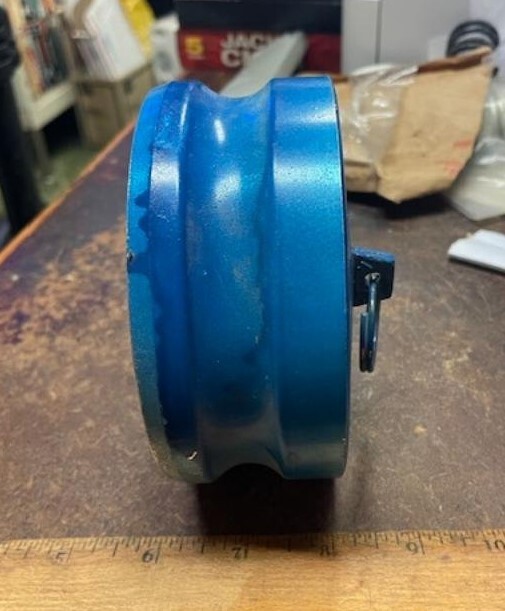 Aluminum 4” (?) Camlock Pipe Plug