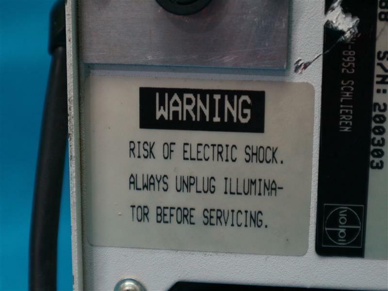 Intralux 4000-1 40001 Microscope Illuminator w/ Cut Cable