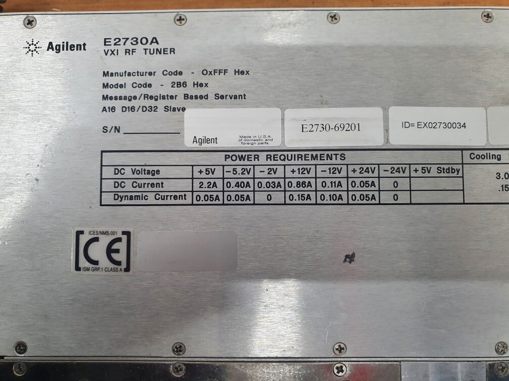 Agilent E2730A VXI RF Tuner