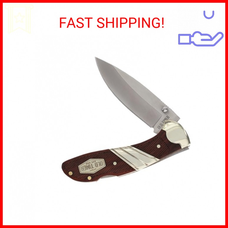 Old Timer 31OT Medium Lockback 6.5in High Carbon S.S. Folding Pocket Knife with