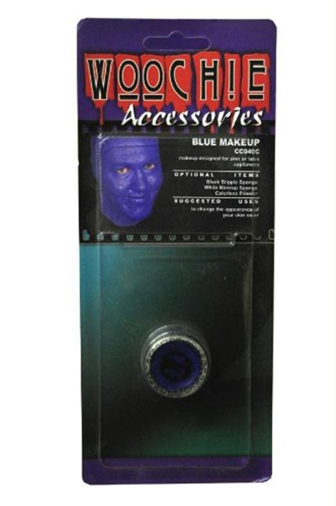 Blue Cream Costume Make Up 1/8 oz Carded