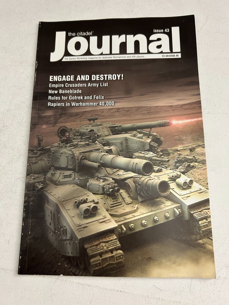 Warhammer The Citadel Journal 43 Excellent Condition SC OOP