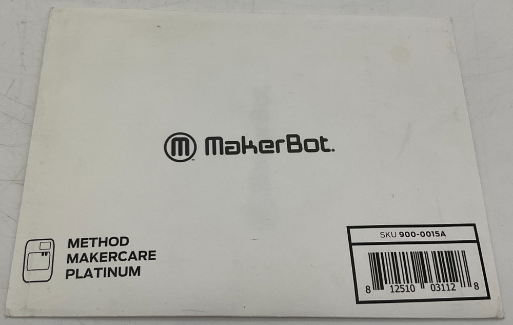 MakerBot Makercare 3-Year Coverage Platinum Plan for MakerBot Method 3D Printer