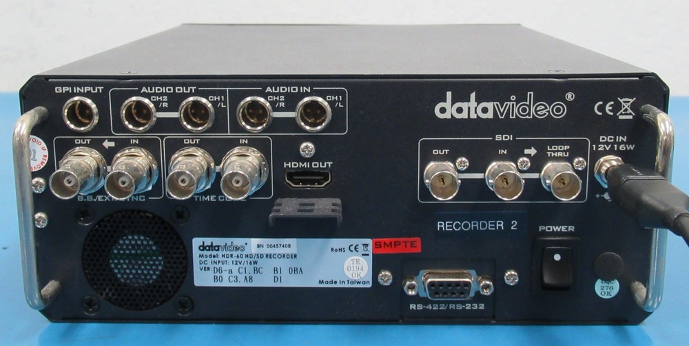 Datavideo HDR-60 HD/SD Recorder