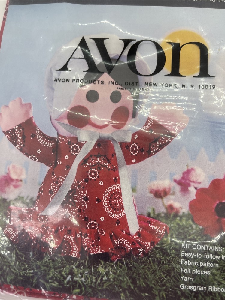 Avon Creative Needlecraft Doll Making Kit Calico Kate