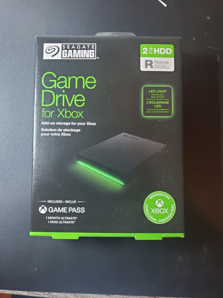 SEAGATE 2TB External Game Hard Drive For Xbox