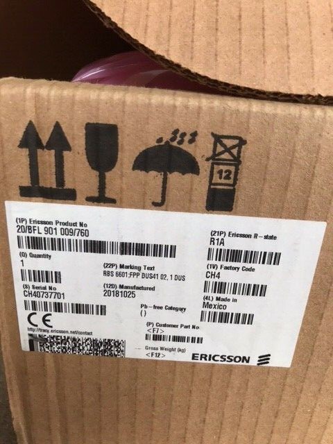BFL901009/760 - Ericsson RBS 6601 Chasis