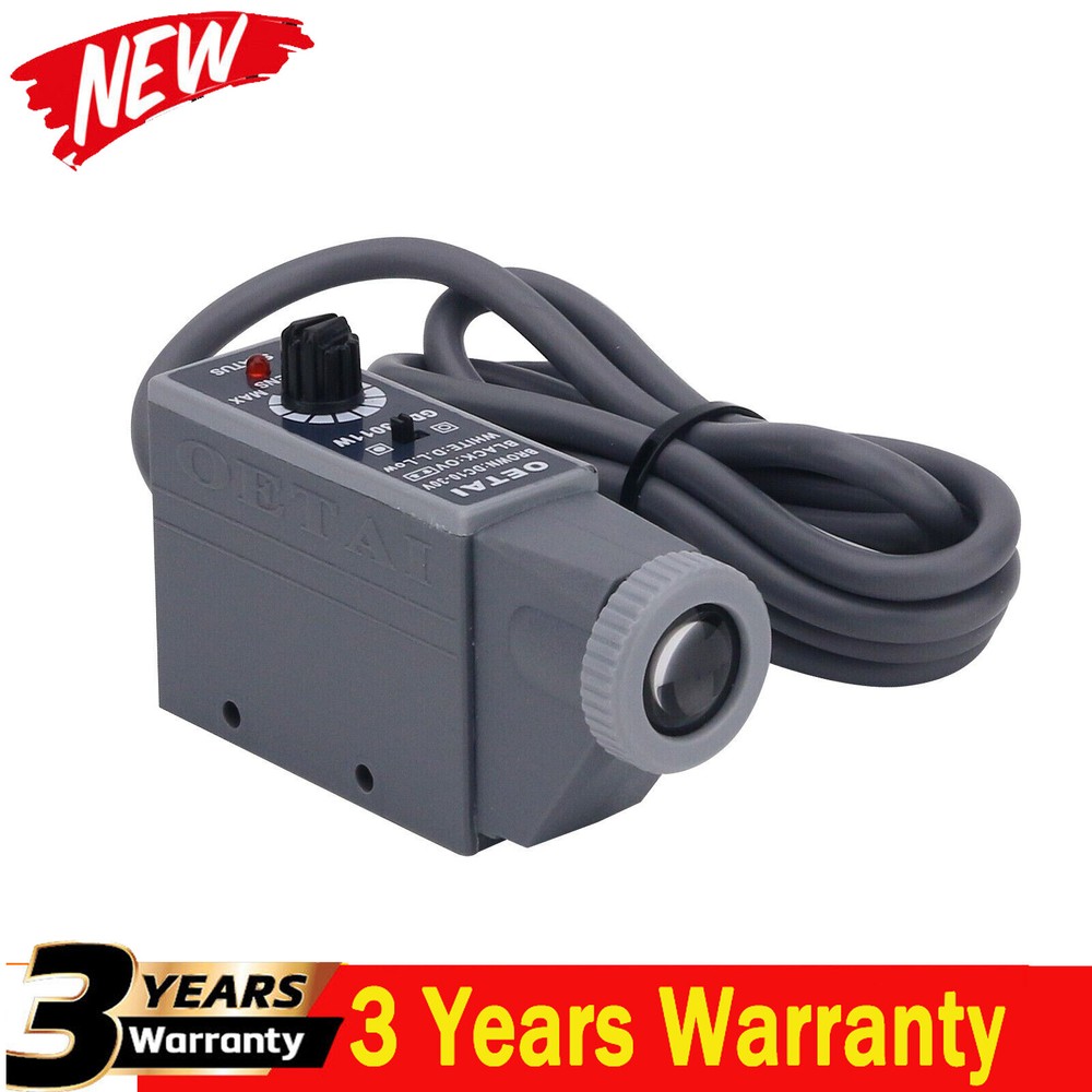 OETAI GDS-3011W Photoelectric Switch Contrast Sensor with White Light Source