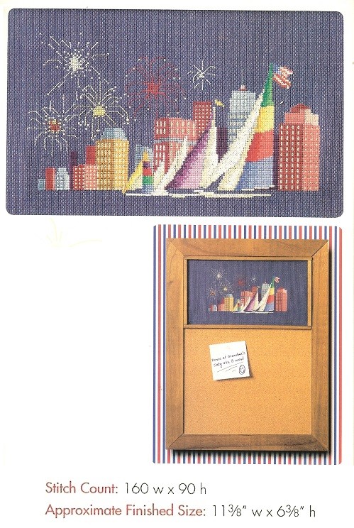 WATER FRONT CELEBRATION  - CROSS STITCH PATTERN ONLY HM - SYQ