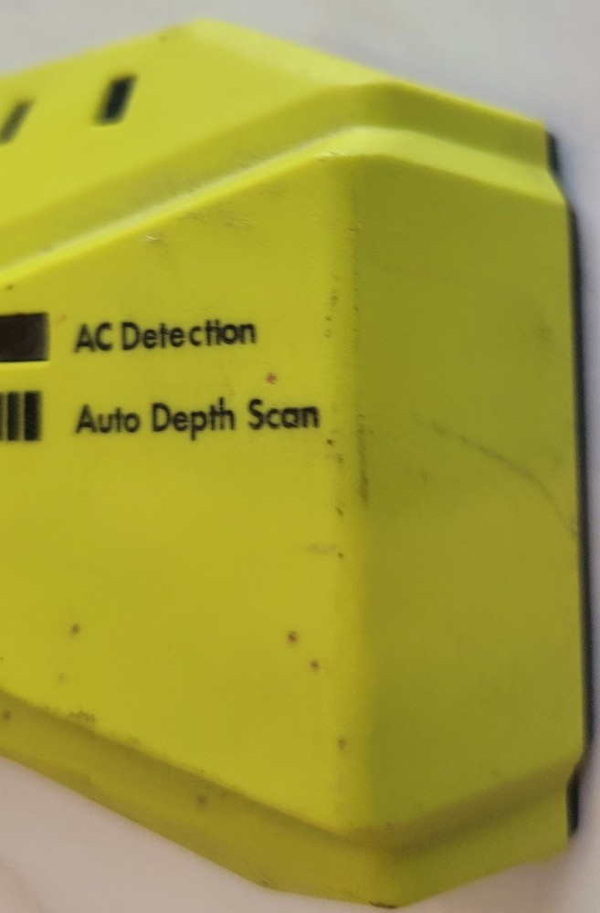 RYOBI ESF5000 AC Detection Auto Depth Scan Whole Stud Finder Detector- Working