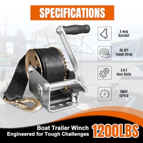 Hand Winch 1200 lbs