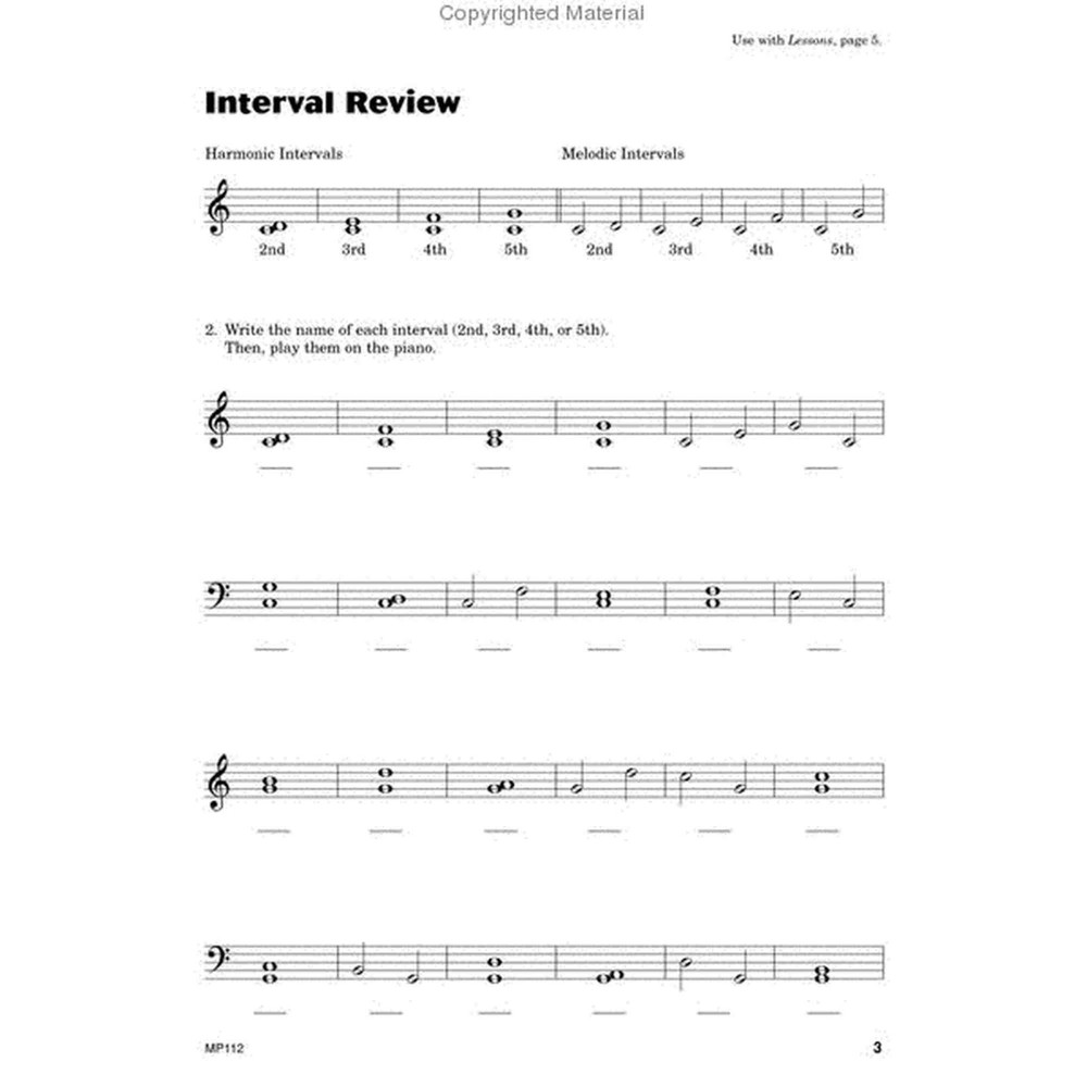 Piano Town, Theory, Level 2