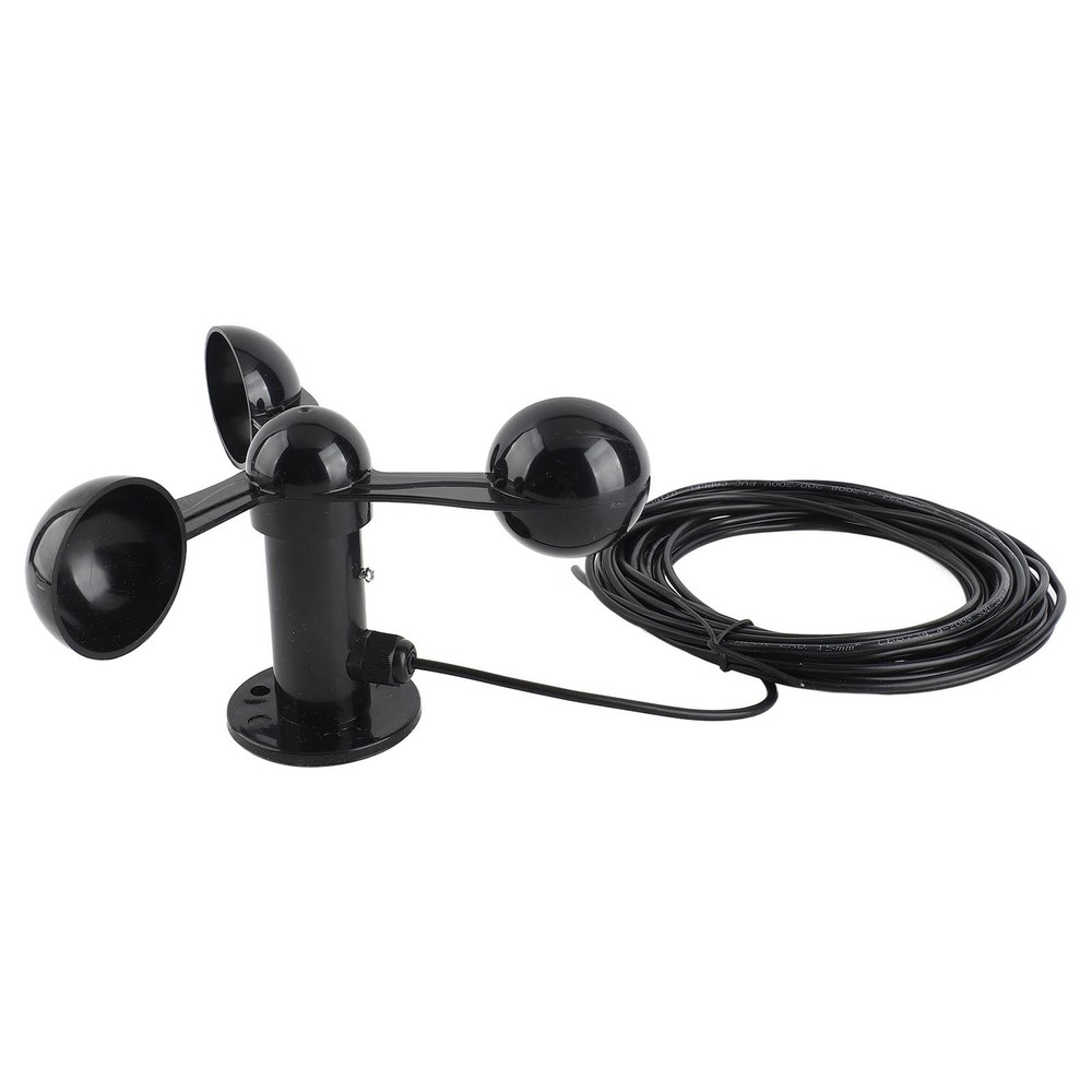 Anemometer Sensor Wind Speeds Cup With 8M Water Resistant Cable 4cm Mount
