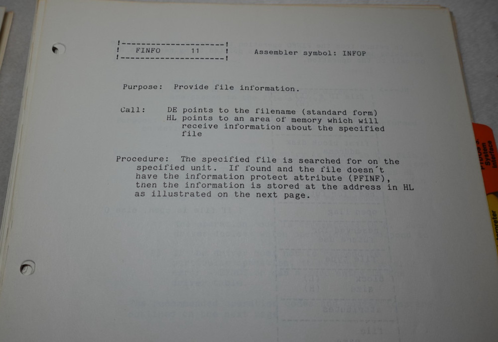 PTDOS 1.4 Processor Technology Disk Operating System 1977 Original User's Guide
