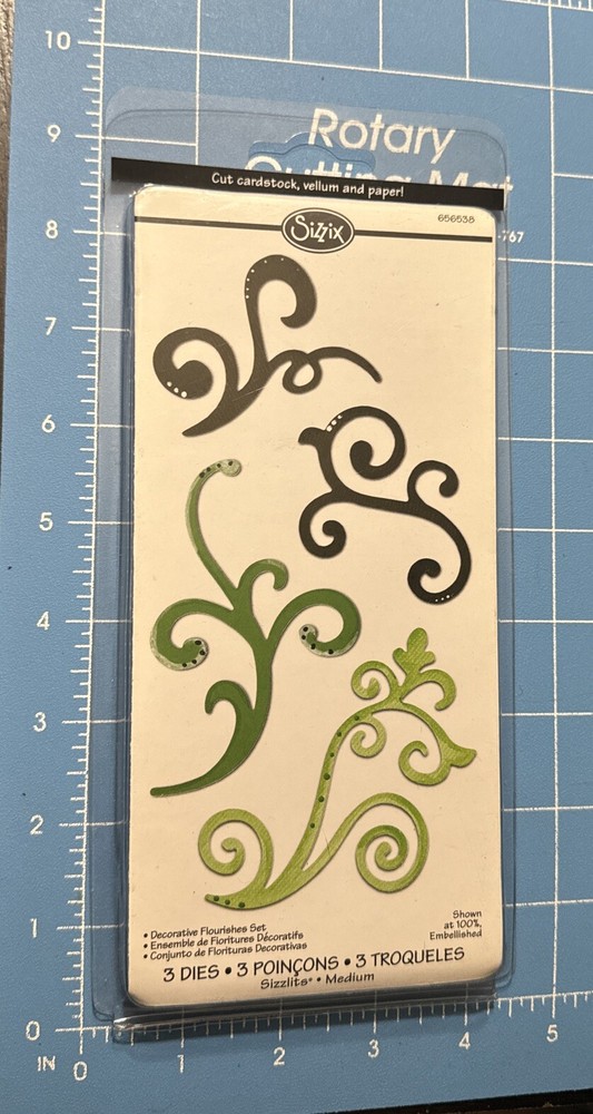 Sizzix 3 Piece Decorative Flourishes Set