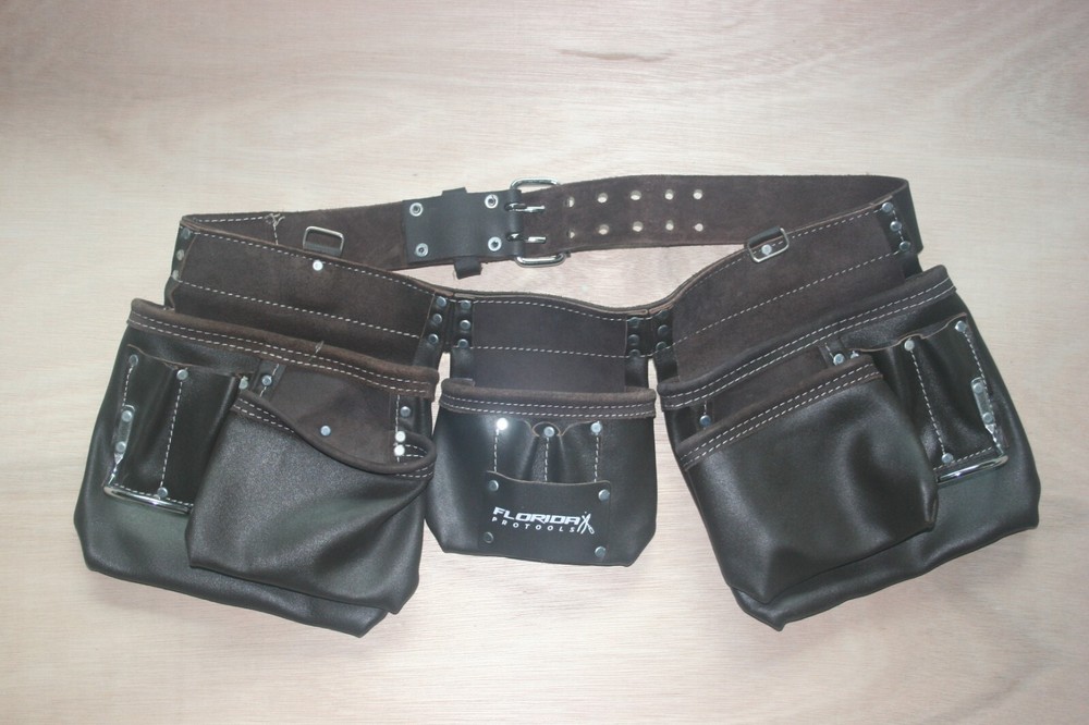 13 POCKET Leather PROFESSIONAL TOOL BELT