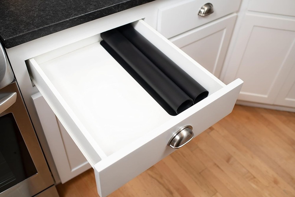 Heat Resistant Silicone Mats for Kitchen, 2 Pack