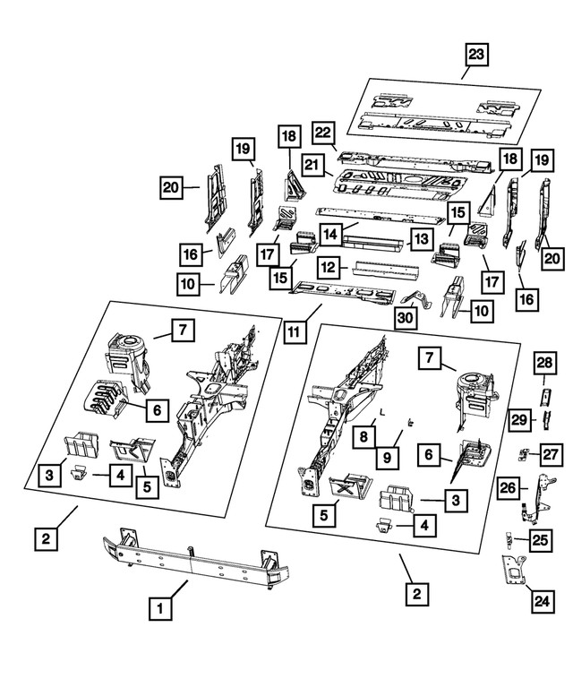 Genuine Mopar Jack Bracket 68134007AA