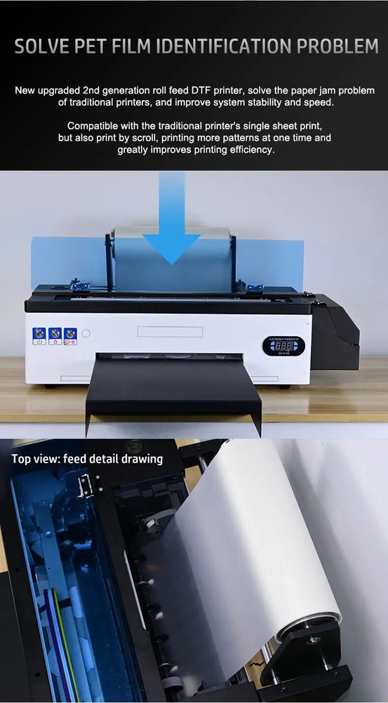 Automatic a3 DTF Powder Shaker Machine Shaking and Heating All In One Machine