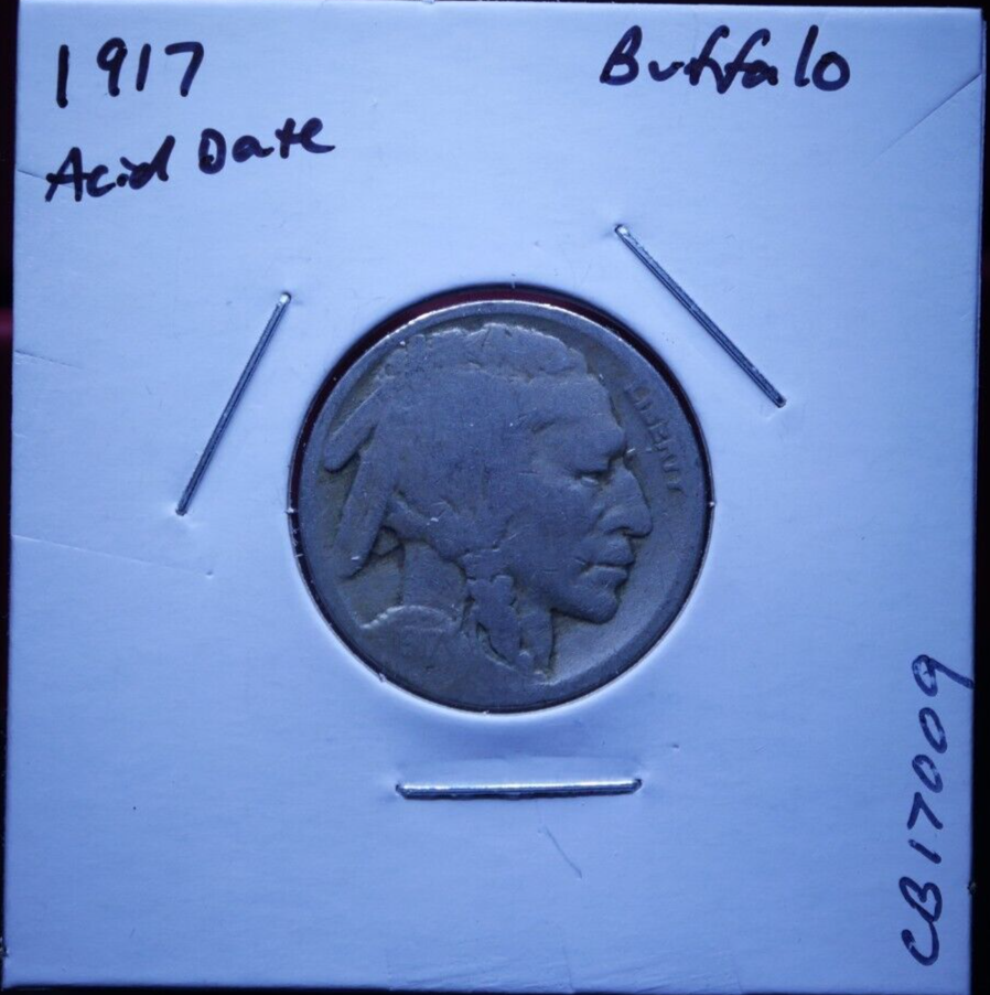 1917 P Buffalo Nickel