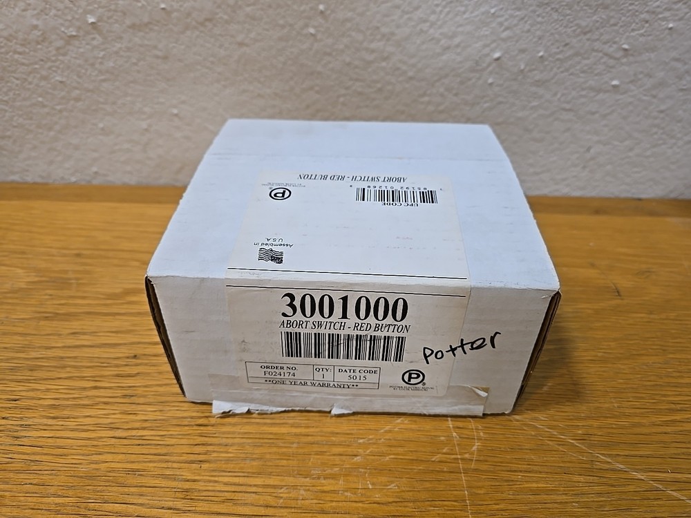 Potter ABORT-R | Abort Switch Red Button