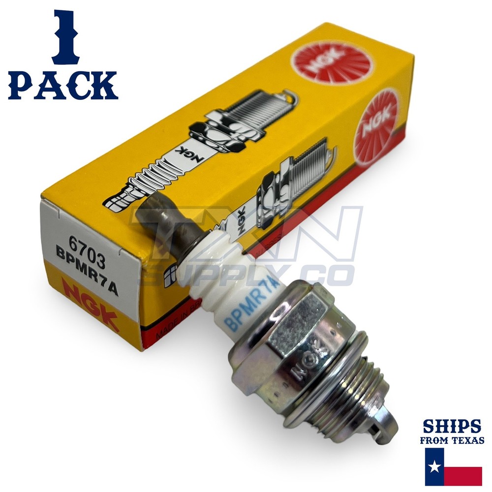 NGK (6703) BPMR7A SOLID Standard Spark Plug, Pack of 1