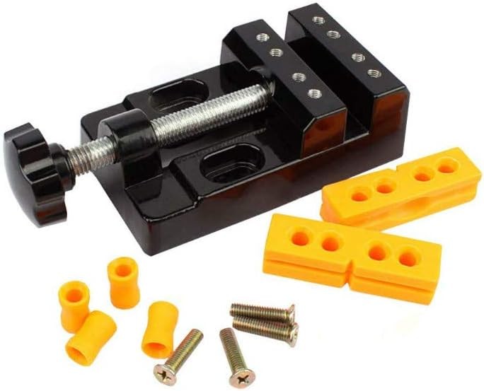 8 Hole Mini Multi-Function Flat Vise Clamp Bed Aluminum Alloy Bench Press Vice