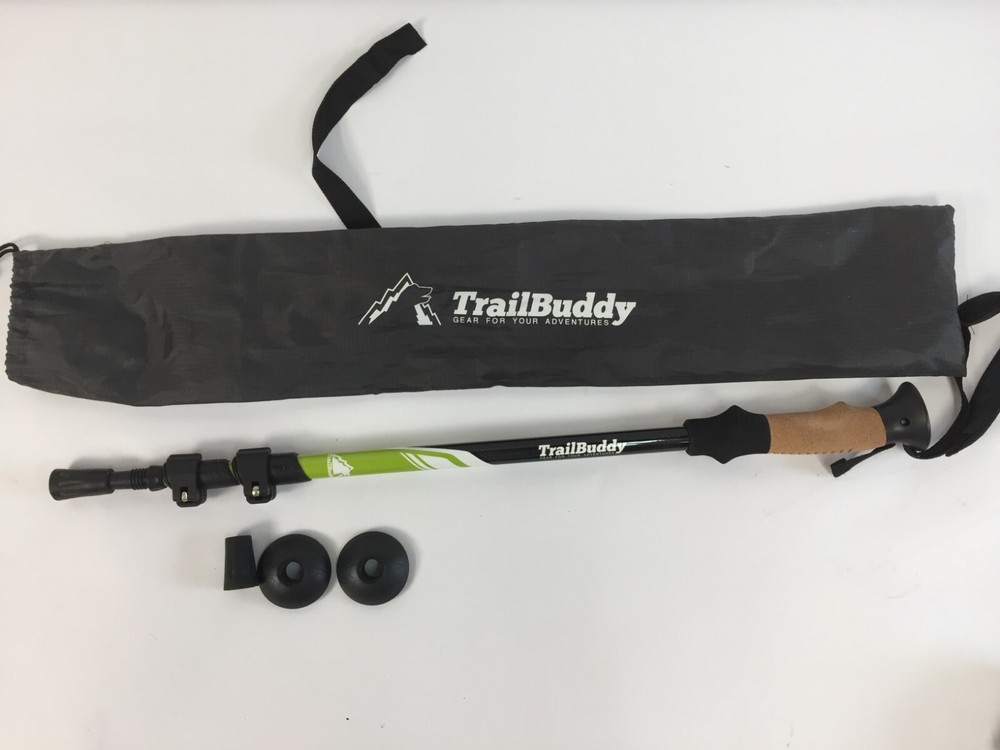 TrailBuddy Adjustable Single Trekking Hiking Pole