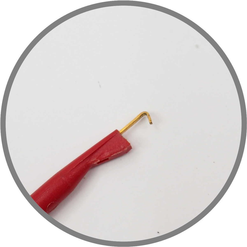 Pomona Electronics 4565 MAXIGRABBER Hook Test Clip Cable (RED)