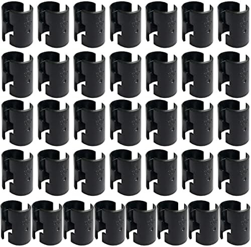 Wire shelving lock clips 72 pack for 1 inch posts replacements