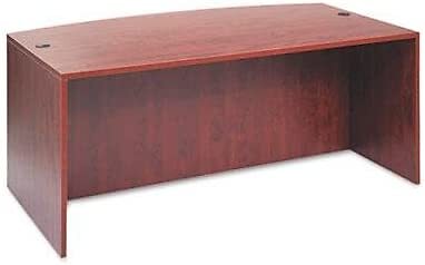 Alera ALE Valencia Bow Desk Shell ALEVA227236MC - Medium Cherry